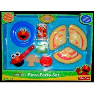   Fisher Price SESAME STREET Pizza Party Set (9 piece): Toys & Games