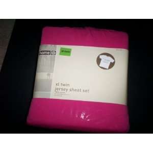  XL Twin Jersey Sheet Set Pink