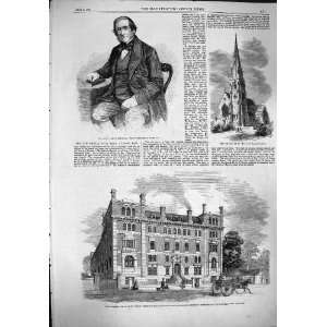  1861 LORD CAMPBELL CHURCH MARY HORNSEY SCHOOL STOCKWELL 