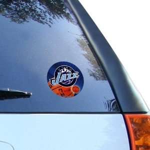  NBA Utah Jazz 4.5 Team Logo Round Vinyl Decal: Sports 