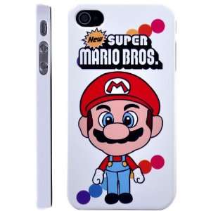 Newly Super Mario Bros Pattern Skin Plastic Hard Case Cover for iPhone 