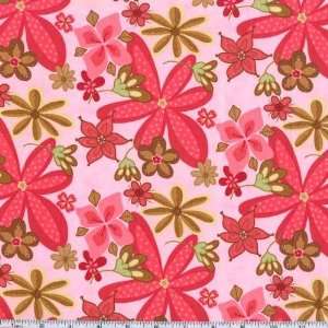   Colossal Blossoms Rosewood Fabric By The Yard Arts, Crafts & Sewing