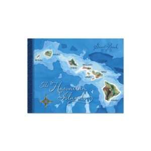  Hawaiian Islands Map Guest Book