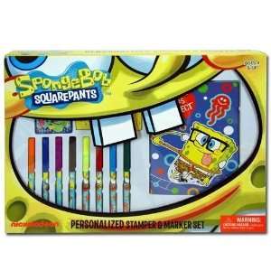  Spongebob Marker & Stamp Set Case Pack 6