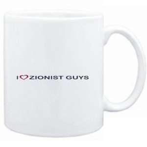    Mug White  I LOVE Zionist GUYS  Religions