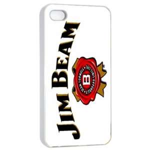  Jim Beam Logo Case for Iphone 4/4s (White) Free Shipping 