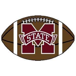  Mississippi State University Football Rug