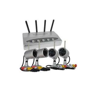   Home Digital Surveillance Kit w/4 Infrared Cameras & Video Cables