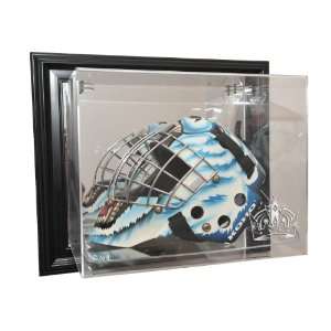 Goalie Mask Case Up Display Case, Black   Sports Memorabilia