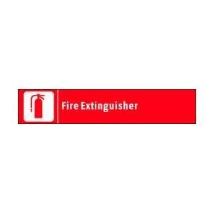    Door Sign,1.75x9 In,fire Extinguisher   ELECTROMARK Automotive