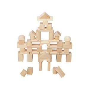  Maxim Natural Wood Blocks, 50 Pieces Toys & Games