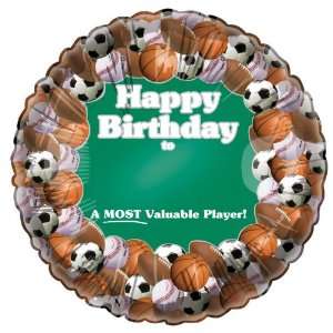   By Add A Name Sport Birthday Customized Foil Balloon: Everything Else