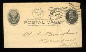 1904 US cover Quapaw Indian Territory Cherokee Nation  