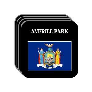  US State Flag   AVERILL PARK, New York (NY) Set of 4 Mini 