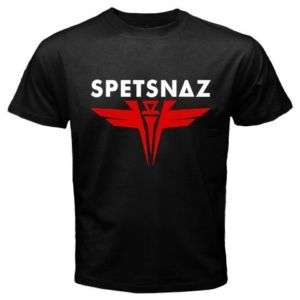 New SPETSNAZ Russia Special Regiments Black T shirt  