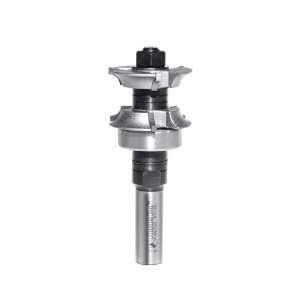   Adjustable Easing Assembly 3 Wing Carbide Tipped Router Bit, 1/2 Shank