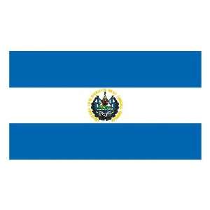  El Salvador flag decal / sticker 7 x 4 