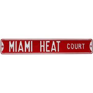  Miami Heat Authentic Street Sign   Miami Heat One Size 