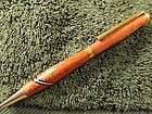 Hand Turned Slimline Style Twist Pen Black Palm wood with Gold Plated 