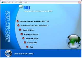 Dell Alienware M11x Drivers Restore Recovery CD  
