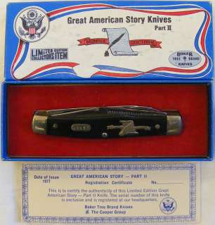   BRAND GREAT AMERICAN STORY #1785 MONROE DOCTRINE KNIFE IN BOX!  