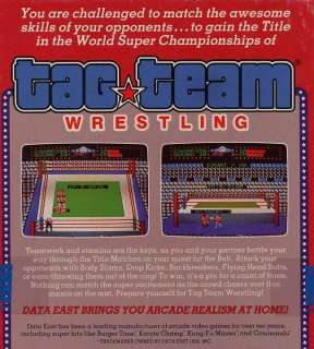 Tag Team Wrestling PC CD classic arcade game Data East  