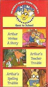 ARTHUR Goes To School (1996) VHS Readers Digest *VG*  