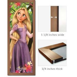  Bronze Framed Disney Princess Rapunzel 12x36 Poster WP5586 