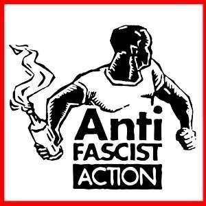 ANTI FASCIST ACTION (Antifascism Racism) ANTIFA T SHIRT  