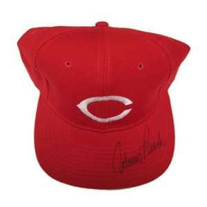  Johnny Bench Autographed Baseball Cap: Sports & Outdoors