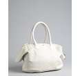 pour la victoire white croc embossed leather roma large tote