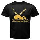 LMFAO Gold Chain Electro Hop DJ Redfoo Skyblue T Shirt