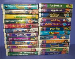   SEALED Disney VHS Video Movies Children & Family FREE SHIPPING  
