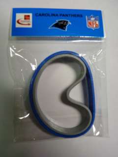 Carolina Panthers 2 Rubber Wristbands New  