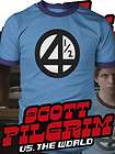 Scott Pilgrim 4 1/2 Ringer Shirt Replica Costume American Apparel NEW 