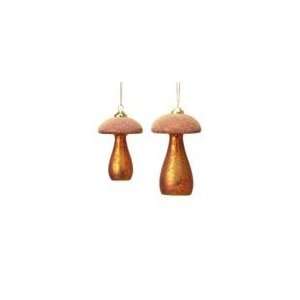   of 12 Natures Glow Copper Glass Mushroom Christmas Or: Home & Kitchen