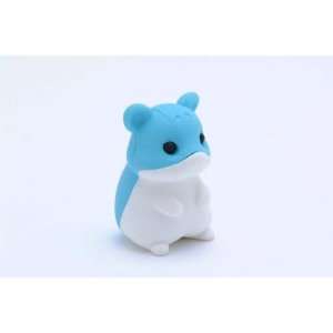  Blue & White Hamster Japanese Eraser. Volume 2. 2 Pack 