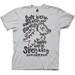  The Big Bang Theory Soft Kitty T Shirt: Clothing
