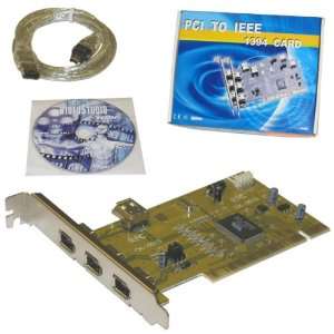  VIA 4 Port IEEE 1394 FireWire PCI Card