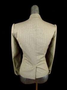 womens taupe THE LIMITED jacket blazer fitted career stretch sz SMALL 