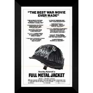  Full Metal Jacket 27x40 FRAMED Movie Poster   Style B 