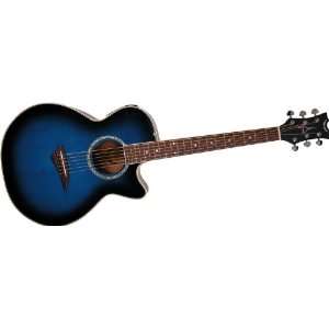   Performer E Acoustic Electric Guitar Blue Burst Musical Instruments