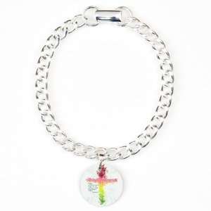  Charm Bracelet Prayer Cross: Artsmith Inc: Jewelry