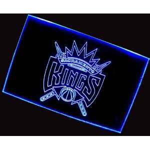  NBA Sacramento Kings Team Logo Neon Light Sign (Blue 