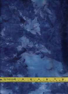 Batik Sapphire Sky Marble 100% Cotton Fabric off bolt  