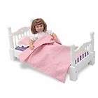 WOODEN DOLL FURNITURE BED  