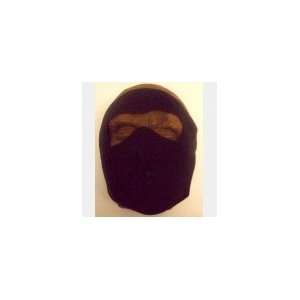    Solid Black Neoprene Motorcycle Face Mask Facemask Automotive