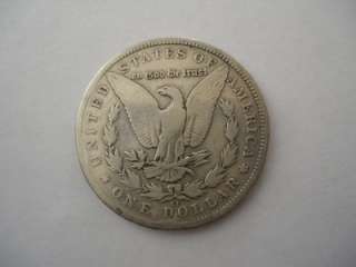 RARE US 1889 CC MORGAN SILVER DOLLAR   AFFORDABLE COIN  