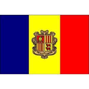  3 x 5 Feet Andorra Poly   outdoor International Flag Made 