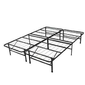 Spa Sensations Steel Smart Base Queen Bed Frame, Black:  